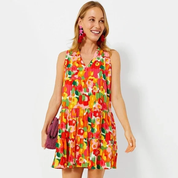 Tuckernuck Pomander Place Kenzo Magnolia Watercolor Dress Size Small - Picture 1 of 14